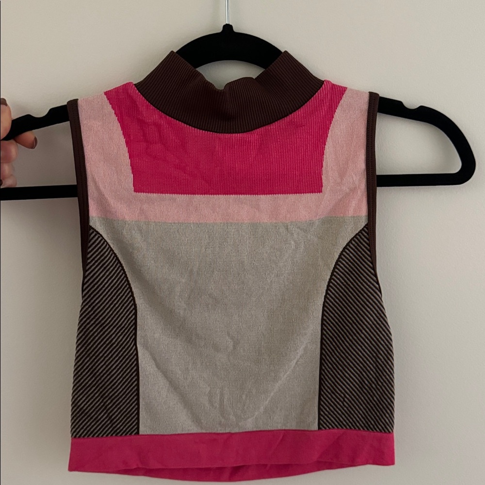 Zara Colorblock Sleeveless Top